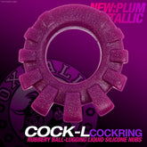 COCK-LUG rubber-lugged comfort cockring OXBALLS LIQUID PLATINUM SILICONE-French Quarter Lingerie